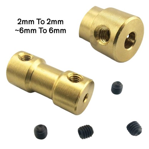 Brass rigid shaft coupling - shaft,