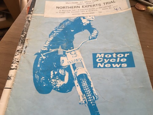 Rare manchester motor cycle - rare.,