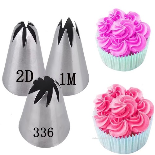 Rose flower cream icing piping - rose,