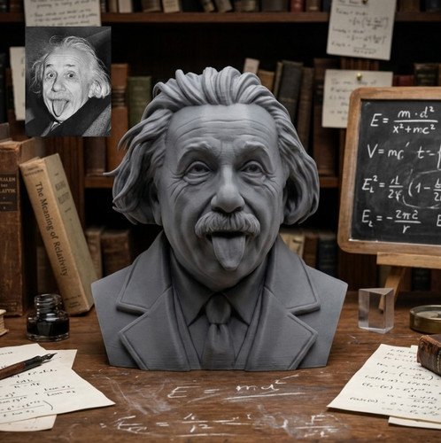 Albert einstein bust - einstein, v2