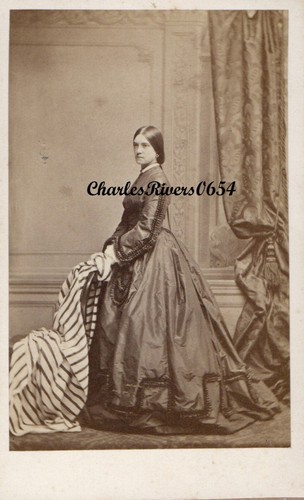 Glasgow cdv lady - cdv, decorated
