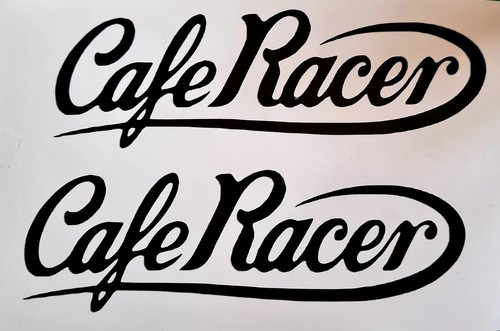 Cafe racer stickers - racer,
