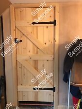 PINE LEDGED & BRACED RUSTIC COTTAGE DOORS (40mm INCL BRACES) ALL SIZES MADE