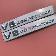 2x V8 KOMPRESSOR Car Sticker