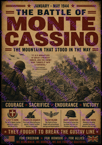 Monte cassino italy ww11 - cassino,