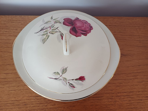 Vintage 1960s pink - 1960s, lidded