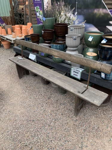 Reclaimed tram bench 230cm - -,