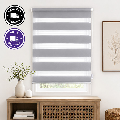 Zebra roller blind day night - blind,