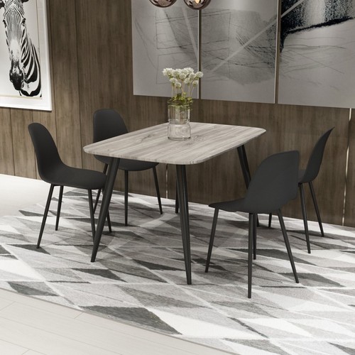 Aspen grey oak rectangular - grey,