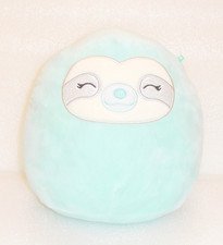 Squishmallows Sloth 8" Aqua Turquiose  Plush Super Soft Squishmallow NWOT