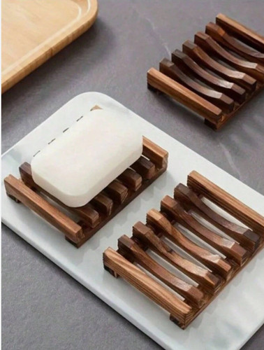 Bamboo wooden soap - wooden,