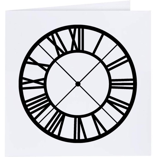 Roman numeral clock - clock, face'