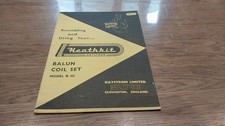 Heathkit Assembly Manual for Balun Coil Set Model B-1U
