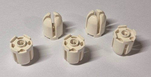 Lego 33287 brick - round, white