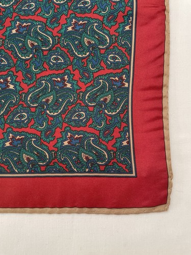 Stunning paisley printed silk