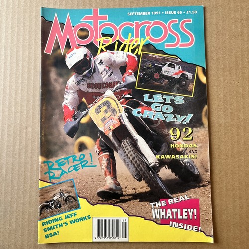 Motocross rider sep 1991 - #66,