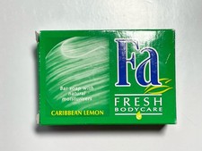 VTG FA Caribbean Lemon Luxury Bar Soap 125g New In Box Made In Germany 4oz