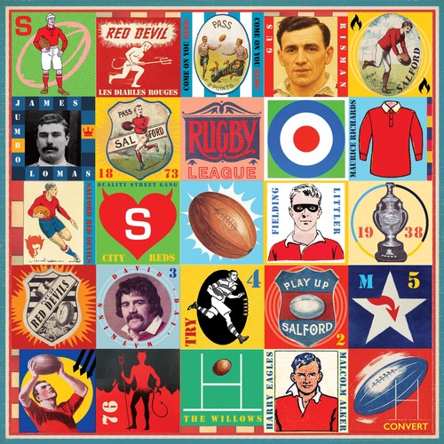 Salford red devils rugby pop - red,