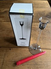 Wedgwood Lead Crystal ‘Diana’ Candlestick With Candle Midnight Boxed