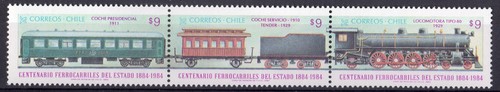 Chile 1984 666 state - chile, sc#666
