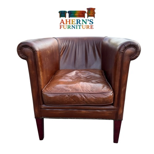 Brown leather laura ashley - leather,