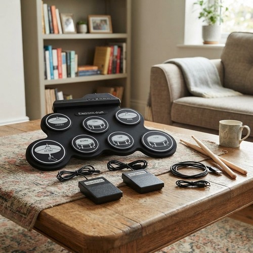Children electric drum kit - children's,