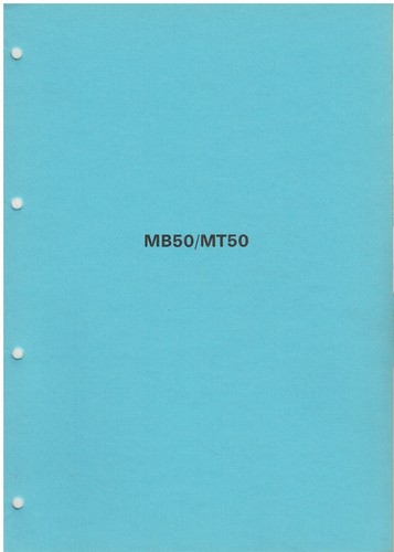 Honda mb50 mt50 - mt50, (1979-81)