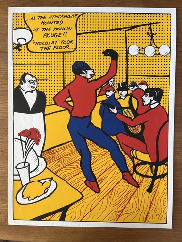 Four colour screen print - four,