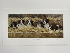 Rare (sold out) Paul Doyle Dog  Puppy art print The Creshe signed limited ed