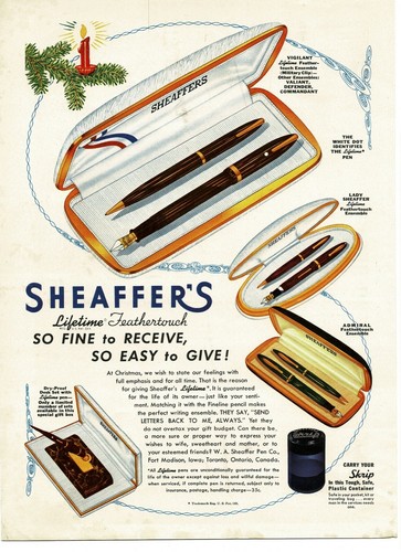 1942 sheaffer pen - pen, pencil
