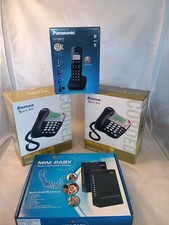Home Small Office PBX 308 Telephone System with 2 x ext'n phones & 1 x DECT- NEW