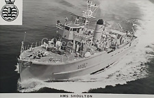 British Royal Navy Photograph HMS Shoulton M1182 Ton-class Minesweeper 5.5x3.5"