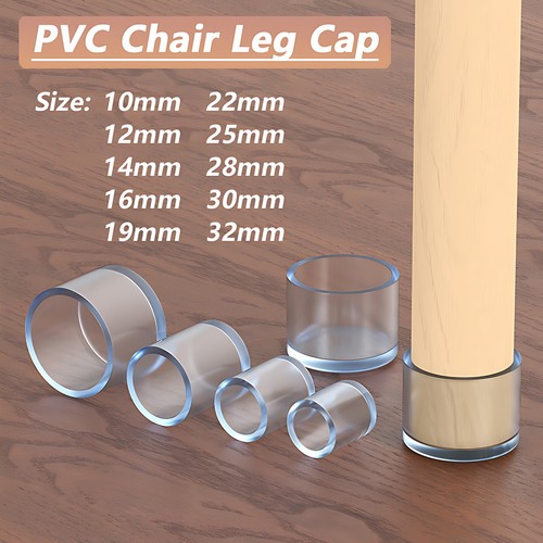 Round pvc clear rubber chair - round,