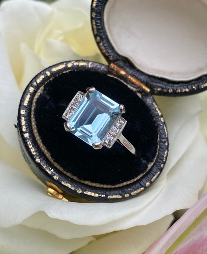 Art deco aquamarine and - deco,