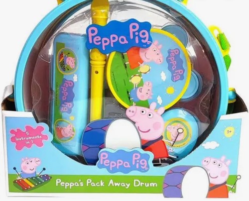 Peppa pig drum set - peppa, peppas