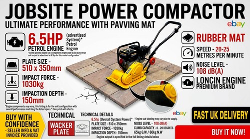 Jobsite compactor wacker plate - wacker,