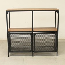 Dark Oak & Black 945mm high