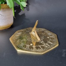 Solid Brass Sundial Sunny