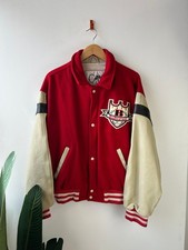 Budweiser Red Vintage Baseball Jacket L