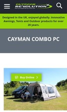 Outdoor Revolution Cayman Combo Air Low 180-210. New with bag