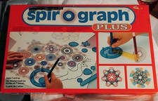 Spirograph Plus 1980s Complete Set with Original Pens and Instructions Vintage