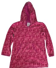 Fat Face / Fatface girls towelling beach cover up pink age 10-11 