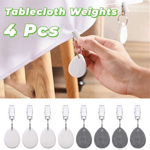 4pcs windproof marble - marble, teardrop