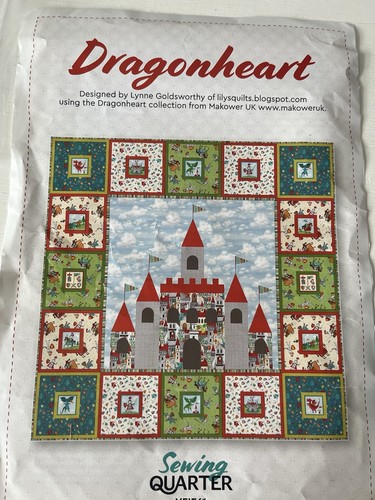Dragonheart quilt top - dragonheart,