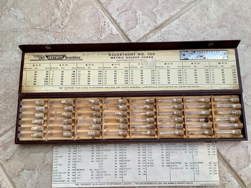 Justrite vintage metric gauge - justrite,
