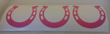 10 x pink horseshoe car bumper