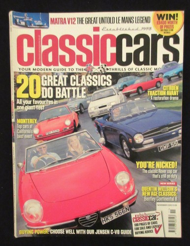 Classic cars magazine nov - magazine,