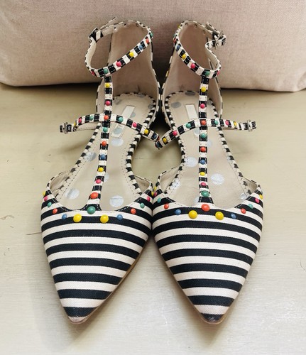 Boden black white striped - black,