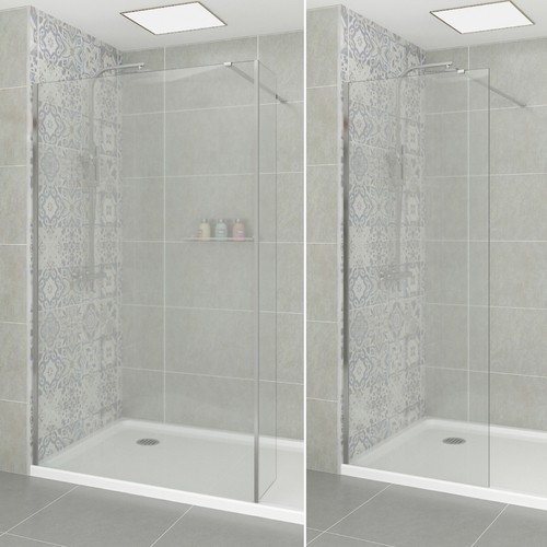Chrome frame shower enclosure - frame,