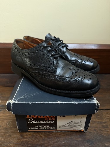 Vintage loake bros 641b black - 641b,